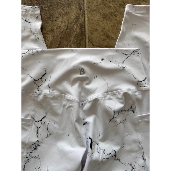 BuffBunny Limitless Leggings White Marble Size Medium - Picture 8 of 8